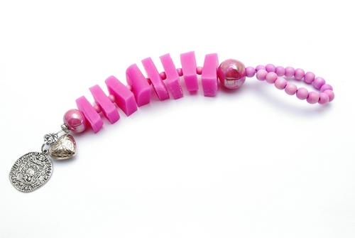 Zeepketting roze